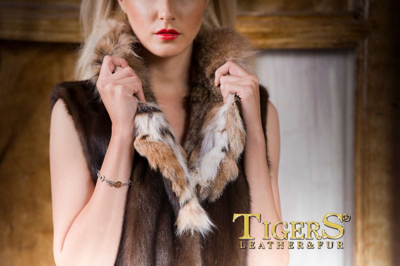 Tiger LEATHER (Mink fur coats)